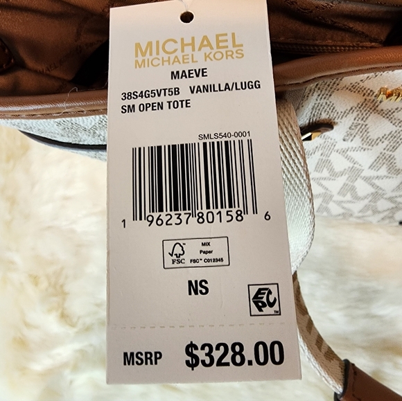 🎀 PRICE DROP! Michael Kors Signature Maeve Convertible Open Tote - Picture 9 of 11